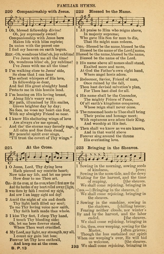 The Bow of Promise: hymns new and old for missionary and revival meetings and Sabbath-schools page 196