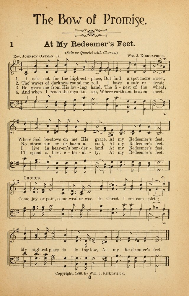 The Bow of Promise: hymns new and old for missionary and revival meetings and Sabbath-schools page 6
