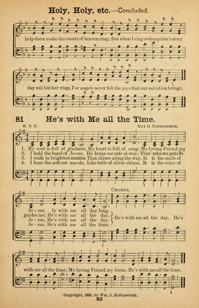 The Bow of Promise: hymns new and old for missionary and revival meetings and Sabbath-schools page 86