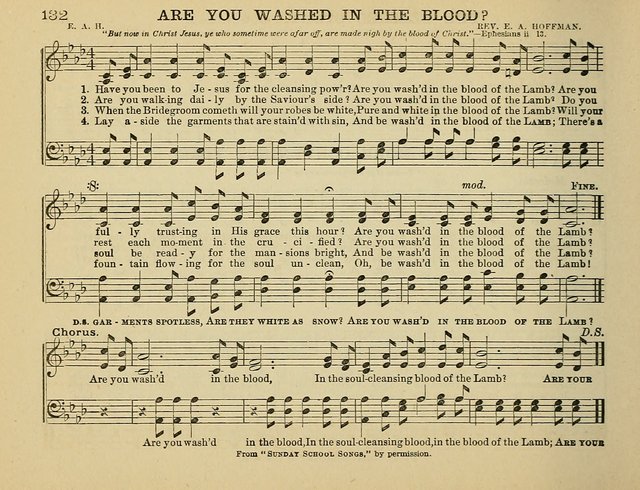 The Banner of Victory: a choice selection of songs, duets, quartets, and choruses, for Sunday schools, prayer and praise meetings, and the fireside page 132