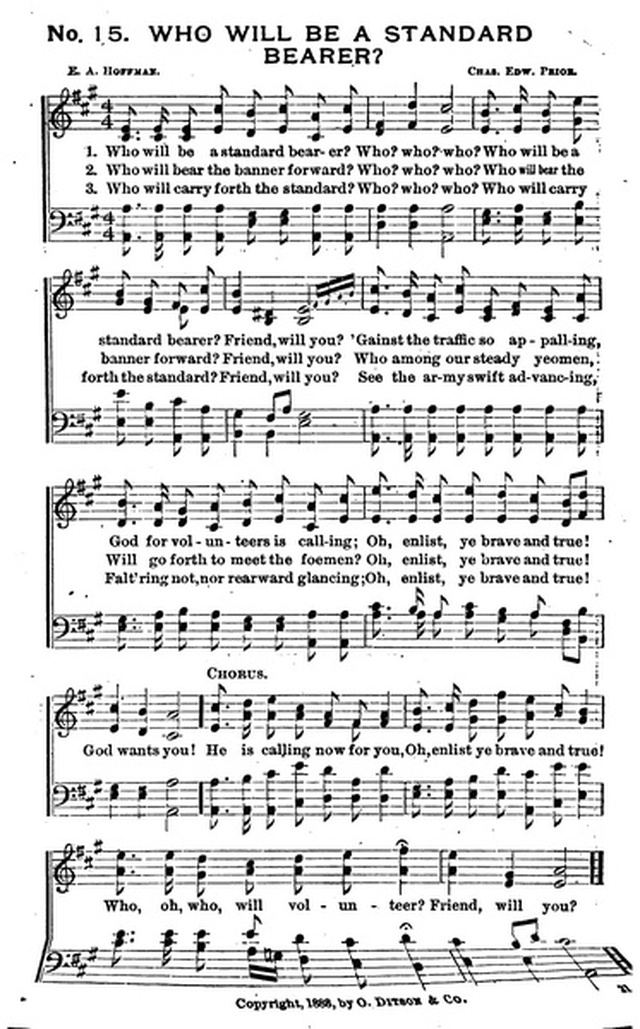 Bells of Victory: a collection of music for temperance meetings page 19