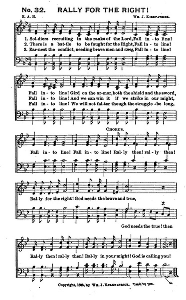 Bells of Victory: a collection of music for temperance meetings page 39