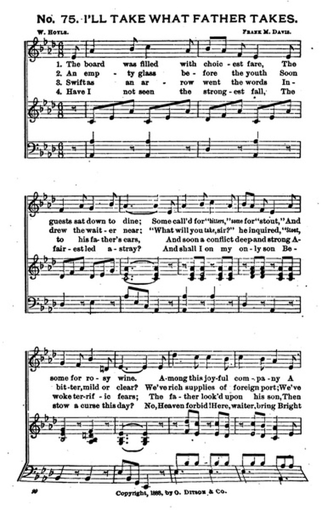 Bells of Victory: a collection of music for temperance meetings page 88