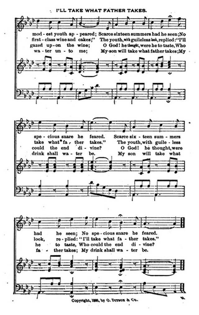 Bells of Victory: a collection of music for temperance meetings page 89