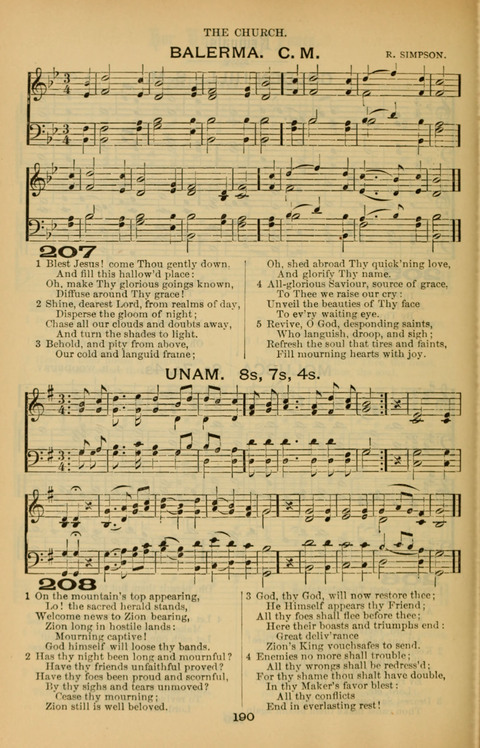 Book of Worship: with tunes page 190