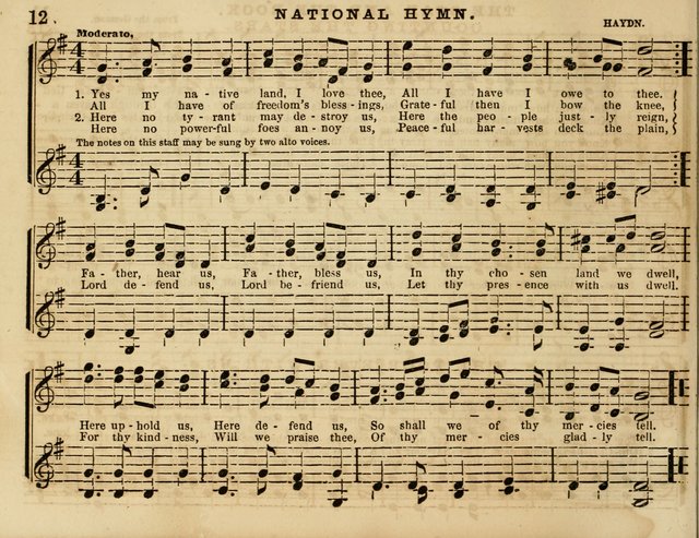 The Cherub: a collection of songs for Sabbath schools and Sabbath evenings page 12