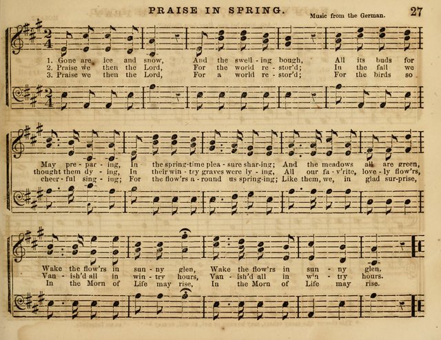 The Cherub: a collection of songs for Sabbath schools and Sabbath evenings page 33