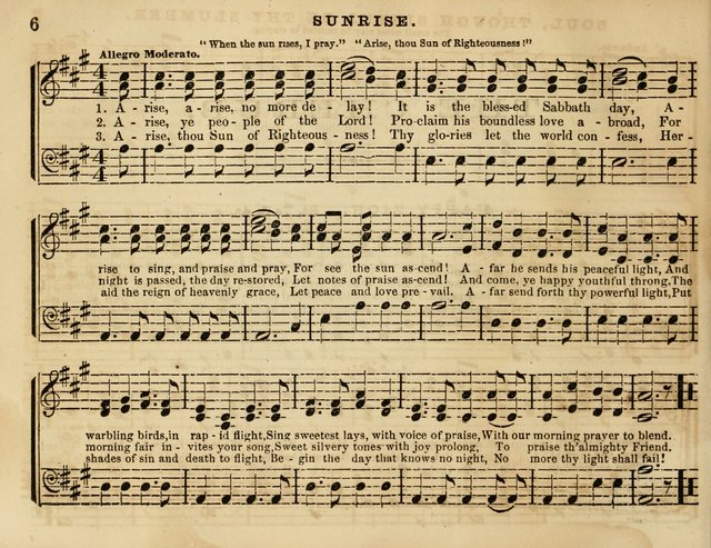 The Cherub: a collection of songs for Sabbath schools and Sabbath evenings page 6