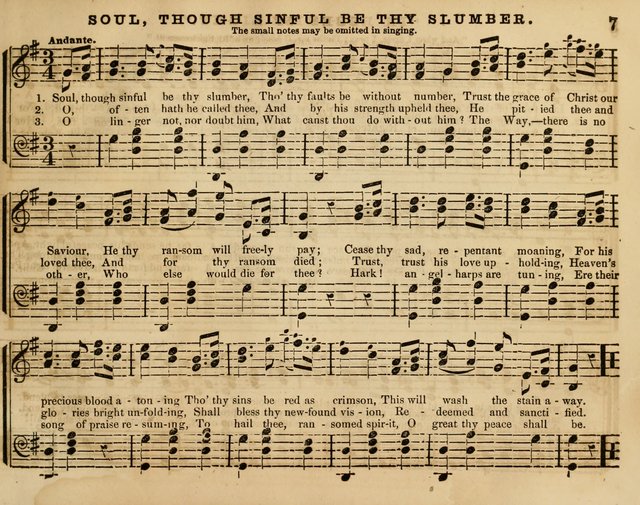 The Cherub: a collection of songs for Sabbath schools and Sabbath evenings page 7