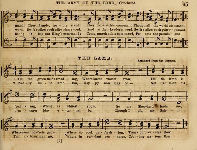 The Cherub: a collection of songs for Sabbath schools and Sabbath evenings page 73