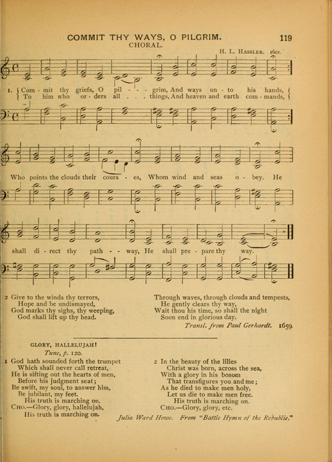 The Carol: a book of religious songs for the Sunday school and the home page 119