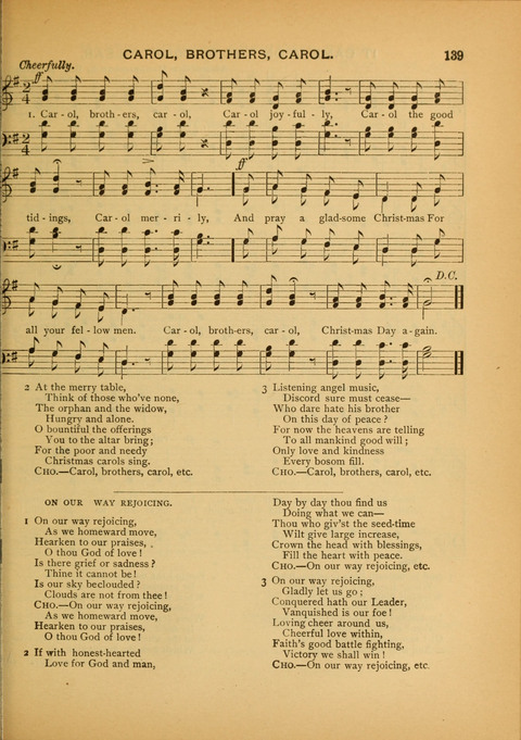 The Carol: a book of religious songs for the Sunday school and the home page 139