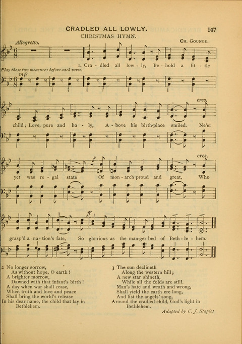 The Carol: a book of religious songs for the Sunday school and the home page 147