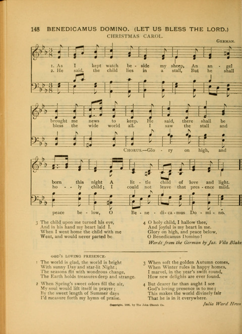 The Carol: a book of religious songs for the Sunday school and the home page 148