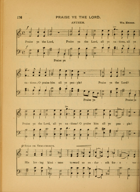 The Carol: a book of religious songs for the Sunday school and the home page 176