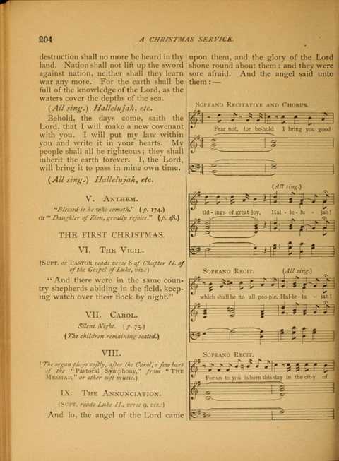 The Carol: a book of religious songs for the Sunday school and the home page 204