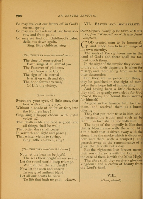 The Carol: a book of religious songs for the Sunday school and the home page 208