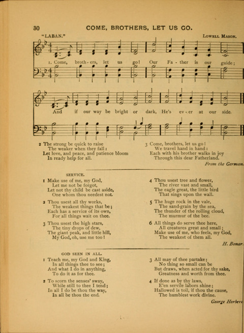 The Carol: a book of religious songs for the Sunday school and the home page 30
