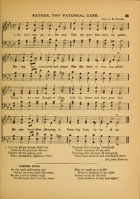 The Carol: a book of religious songs for the Sunday school and the home page 33