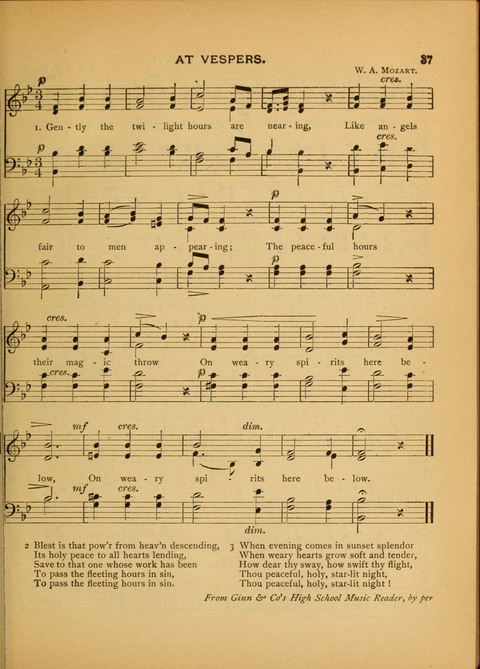 The Carol: a book of religious songs for the Sunday school and the home page 37