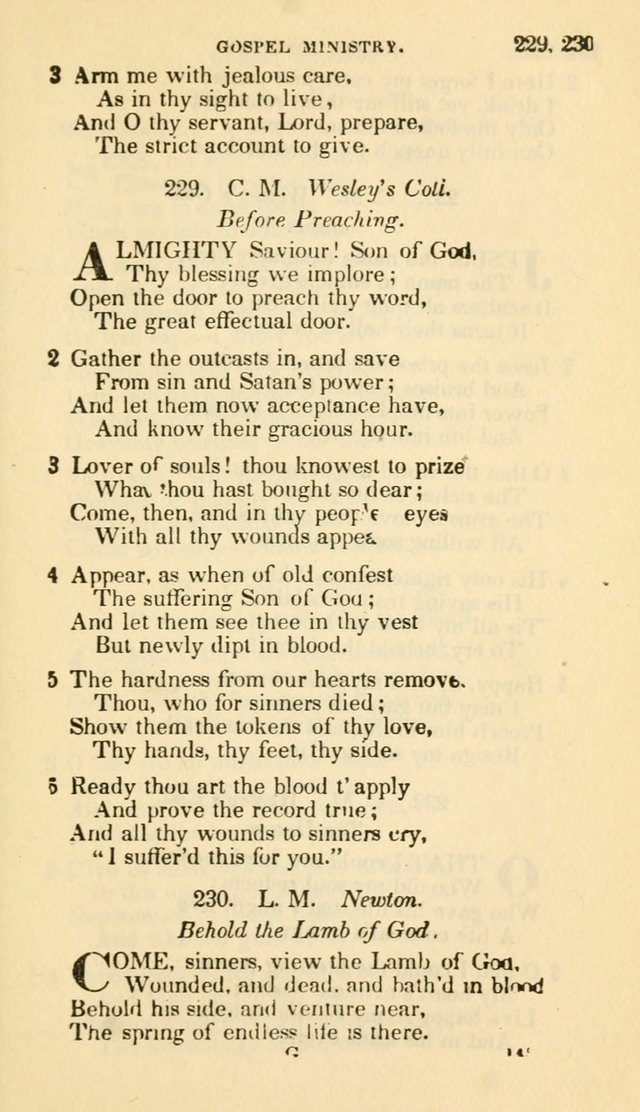 The Choice: in two parts; Part I, containing Psalms and hymns, Part II, containing spiritual songs; designed for public and private worship (6th ed.) page 150