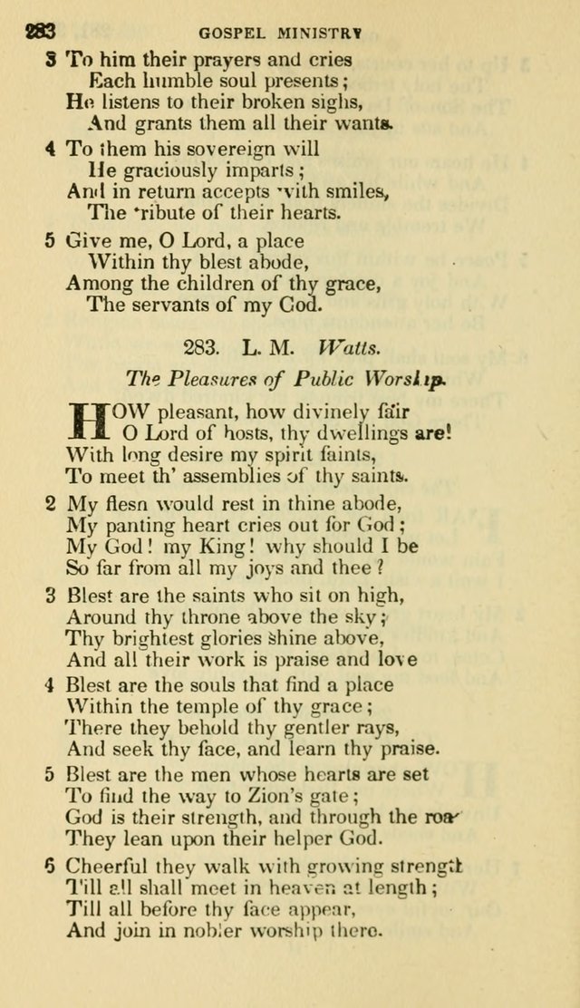 The Choice: in two parts; Part I, containing Psalms and hymns, Part II, containing spiritual songs; designed for public and private worship (6th ed.) page 175