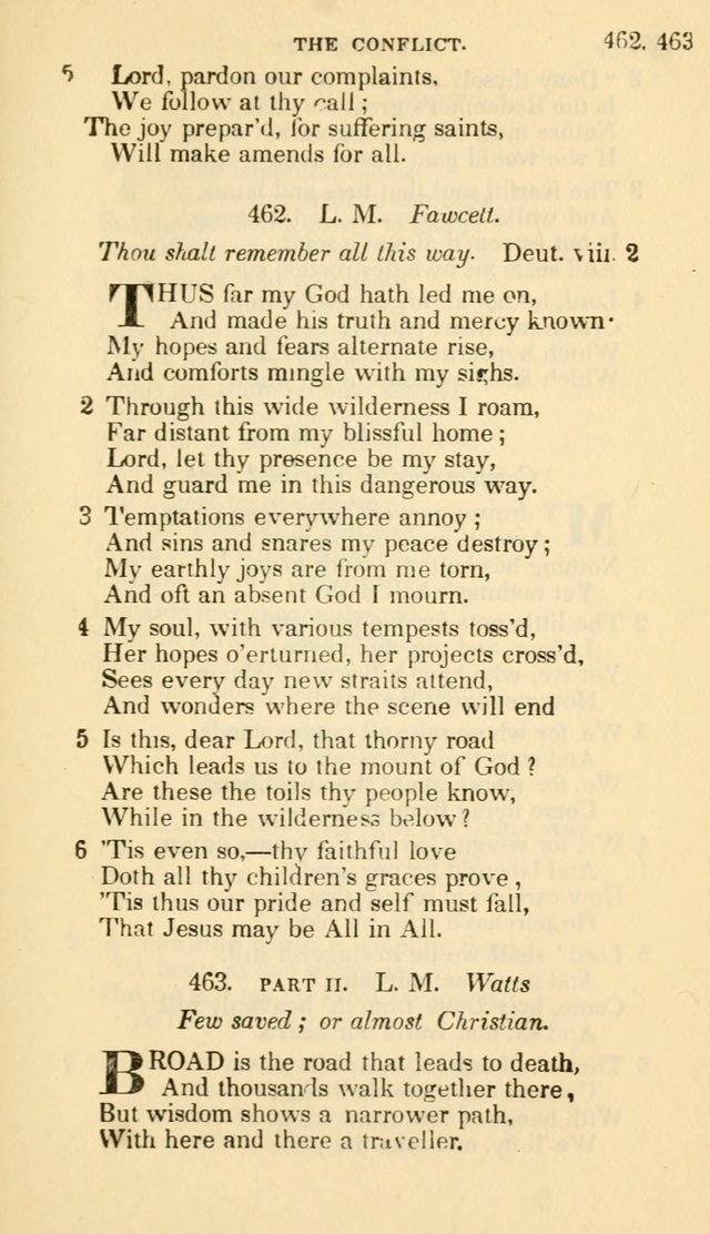 The Choice: in two parts; Part I, containing Psalms and hymns, Part II, containing spiritual songs; designed for public and private worship (6th ed.) page 274