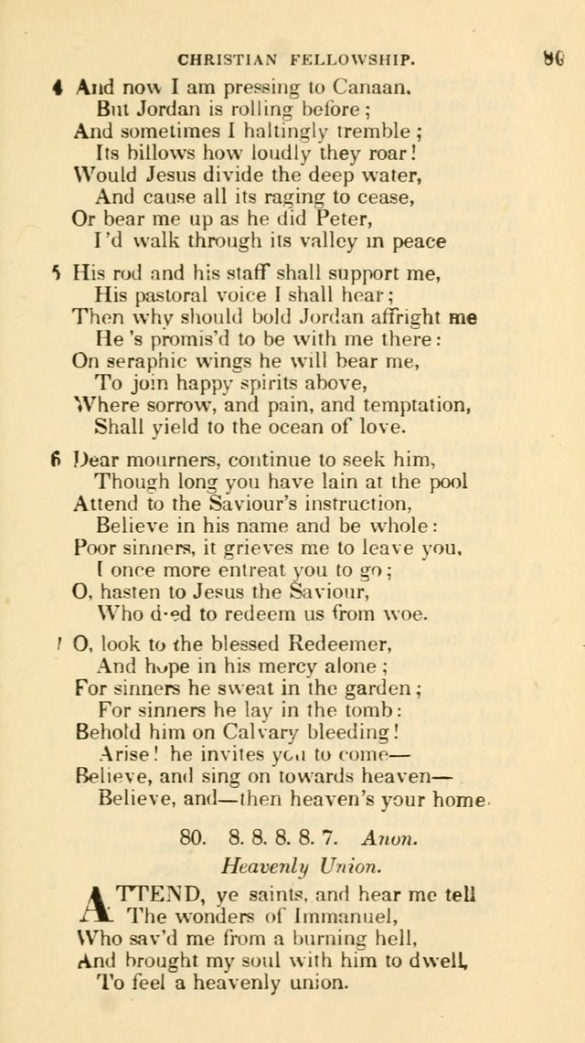 The Choice: in two parts; Part I, containing Psalms and hymns, Part II, containing spiritual songs; designed for public and private worship (6th ed.) page 386
