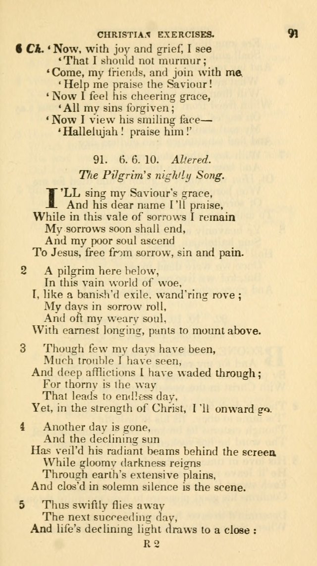 The Choice: in two parts; Part I, containing Psalms and hymns, Part II, containing spiritual songs; designed for public and private worship (6th ed.) page 398