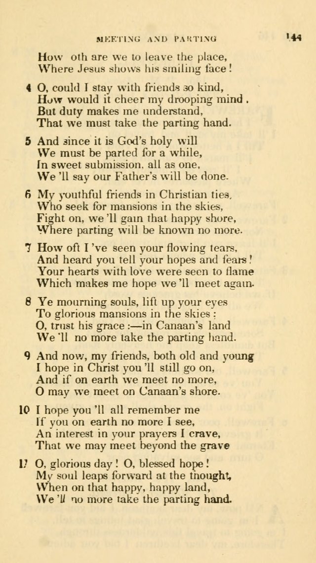 The Choice: in two parts; Part I, containing Psalms and hymns, Part II, containing spiritual songs; designed for public and private worship (6th ed.) page 450