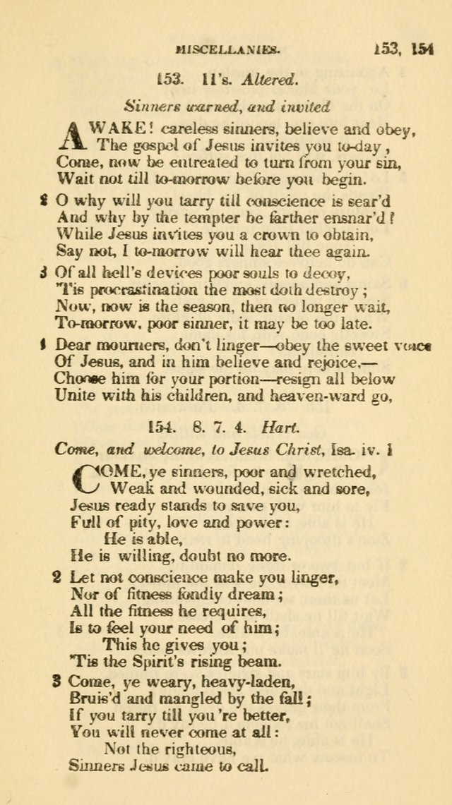 The Choice: in two parts; Part I, containing Psalms and hymns, Part II, containing spiritual songs; designed for public and private worship (6th ed.) page 458