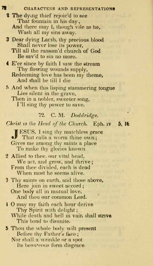 The Choice: in two parts; Part I, containing Psalms and hymns, Part II, containing spiritual songs; designed for public and private worship (6th ed.) page 67