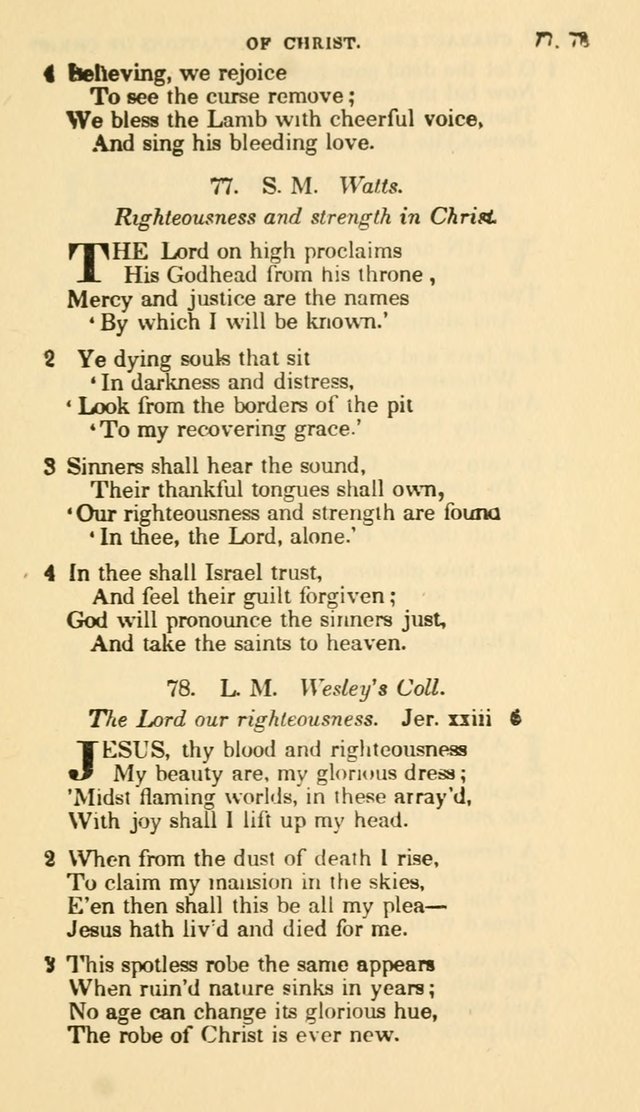The Choice: in two parts; Part I, containing Psalms and hymns, Part II, containing spiritual songs; designed for public and private worship (6th ed.) page 70