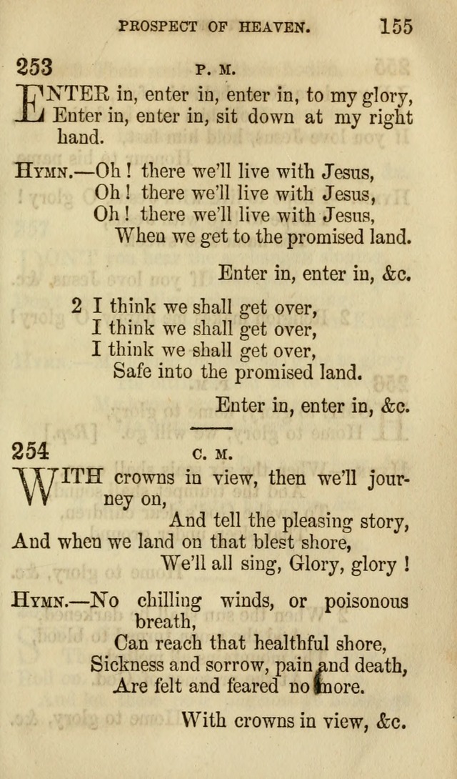 The Chorus: or, a collection of choruses and hymns, selected and original, adapted especially to the class-room, and to meetings for prayer and Christian conference (7th ed., Imp. and Enl.) page 155