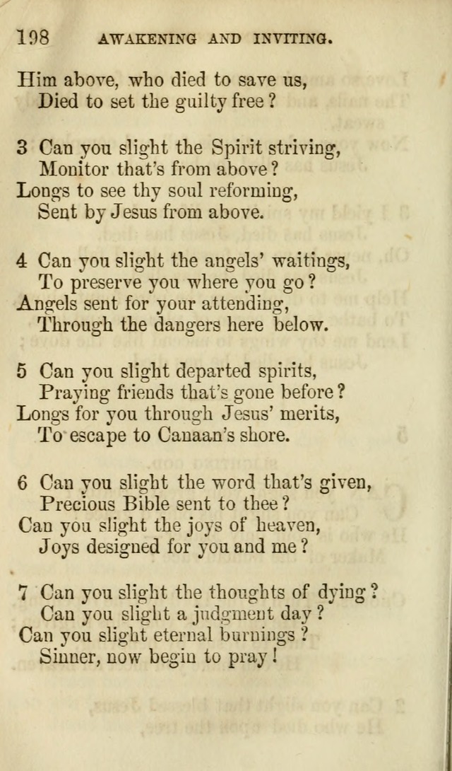 The Chorus: or, a collection of choruses and hymns, selected and original, adapted especially to the class-room, and to meetings for prayer and Christian conference (7th ed., Imp. and Enl.) page 198