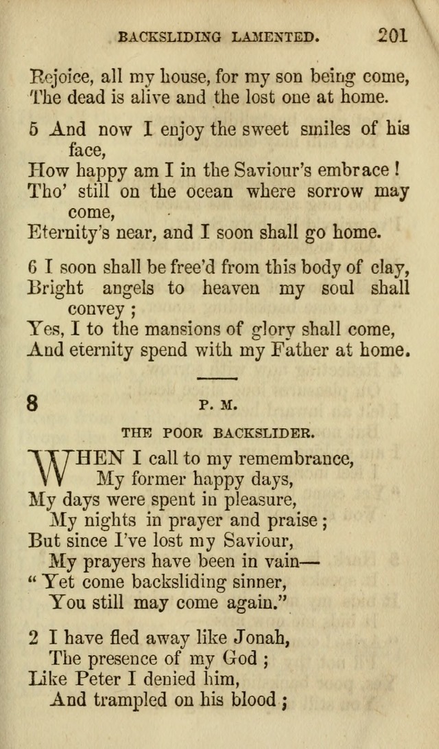 The Chorus: or, a collection of choruses and hymns, selected and original, adapted especially to the class-room, and to meetings for prayer and Christian conference (7th ed., Imp. and Enl.) page 201