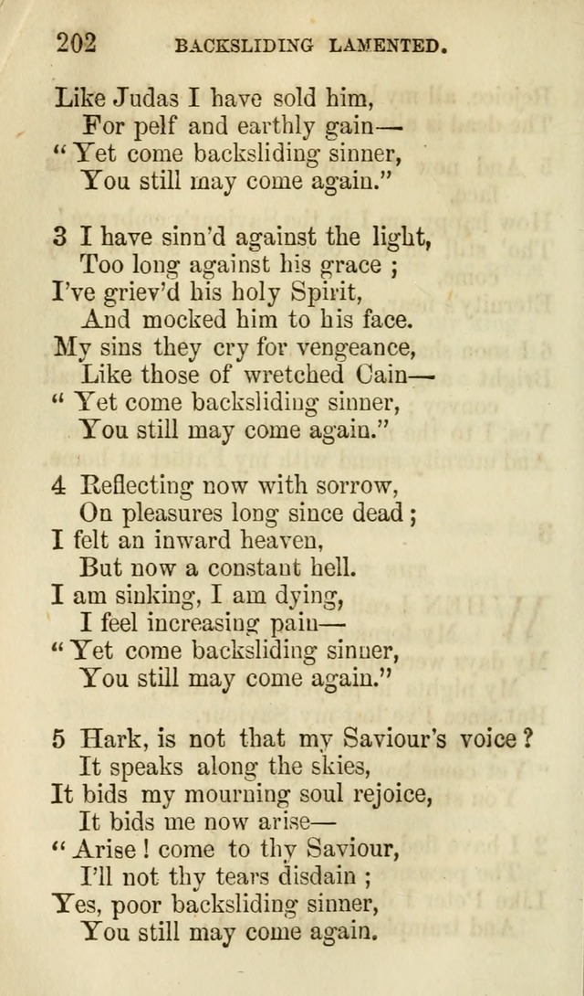 The Chorus: or, a collection of choruses and hymns, selected and original, adapted especially to the class-room, and to meetings for prayer and Christian conference (7th ed., Imp. and Enl.) page 202