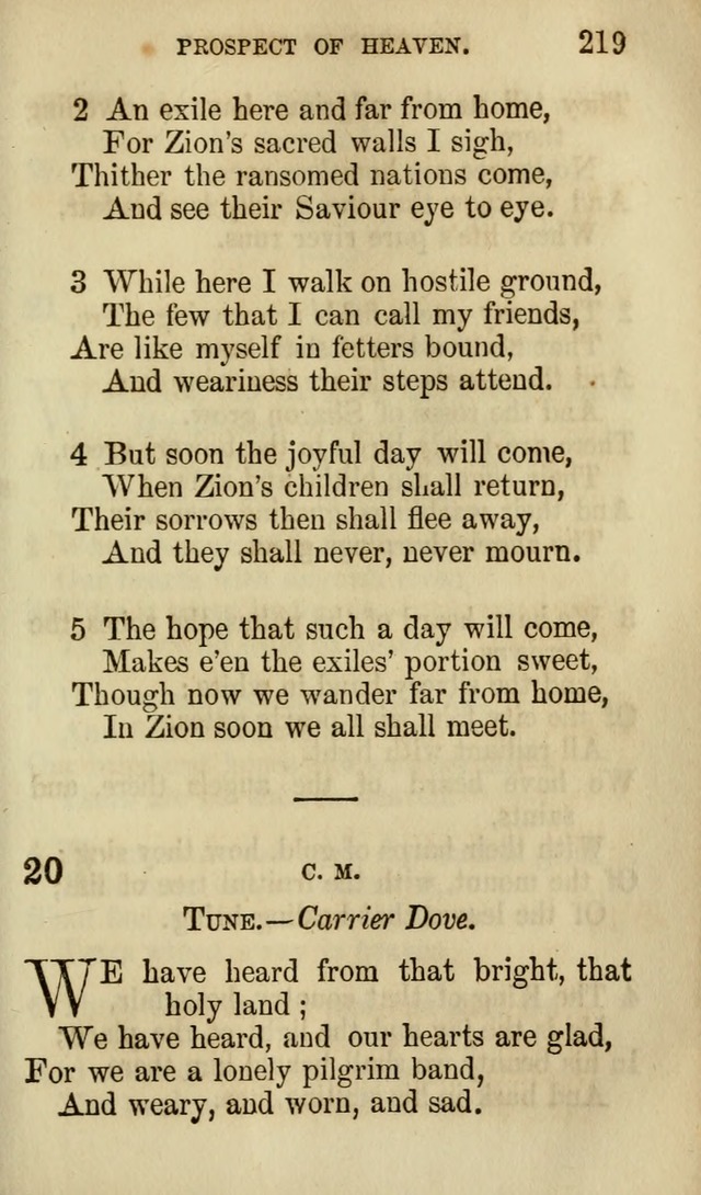 The Chorus: or, a collection of choruses and hymns, selected and original, adapted especially to the class-room, and to meetings for prayer and Christian conference (7th ed., Imp. and Enl.) page 219