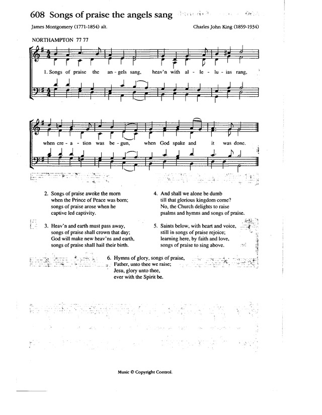 Complete Anglican Hymns Old and New page 1015
