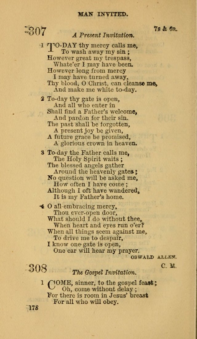 The Canadian Baptist Hymn Book page 178