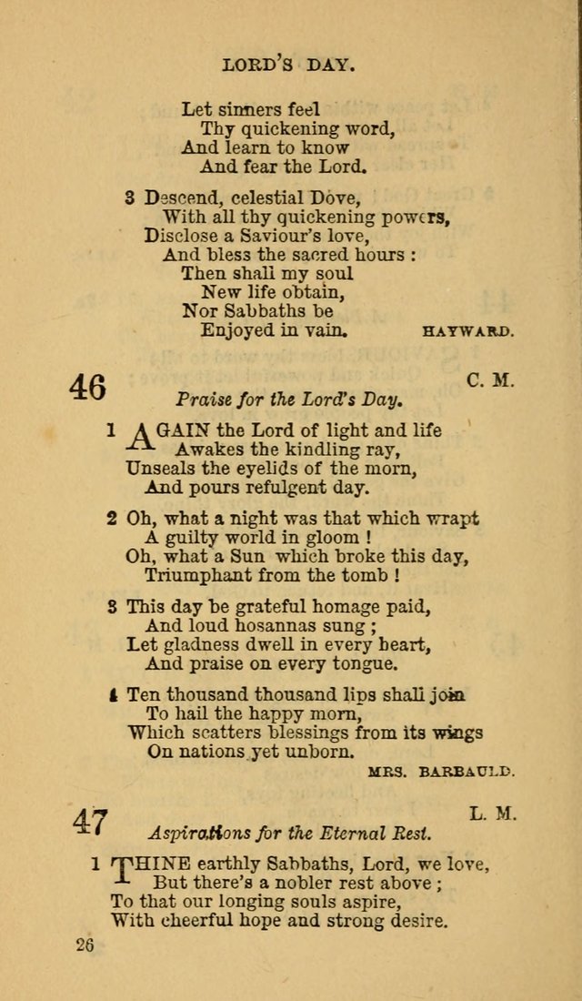 The Canadian Baptist Hymn Book page 26