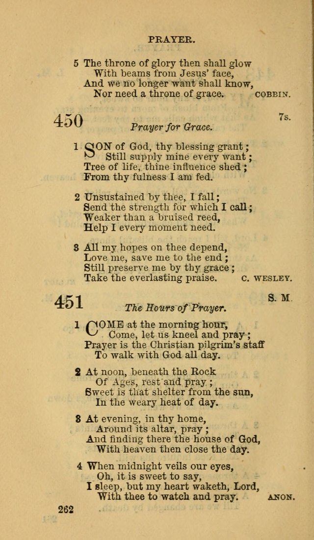The Canadian Baptist Hymn Book page 262