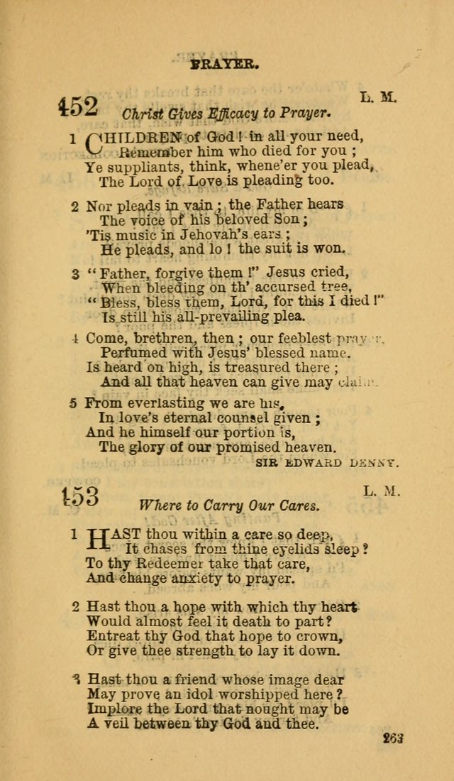 The Canadian Baptist Hymn Book page 263
