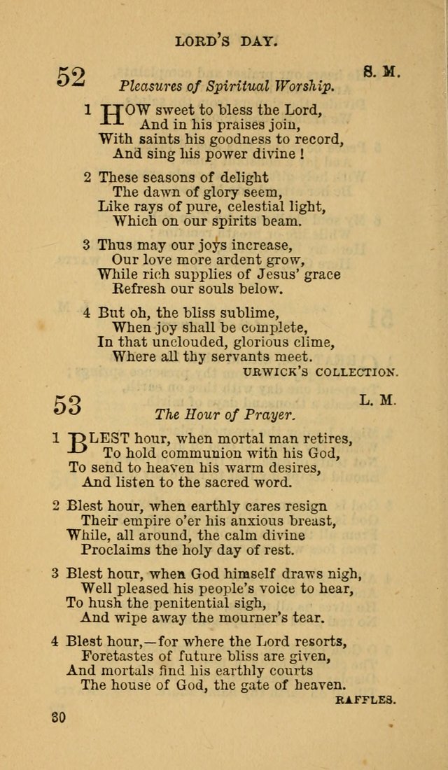 The Canadian Baptist Hymn Book page 30