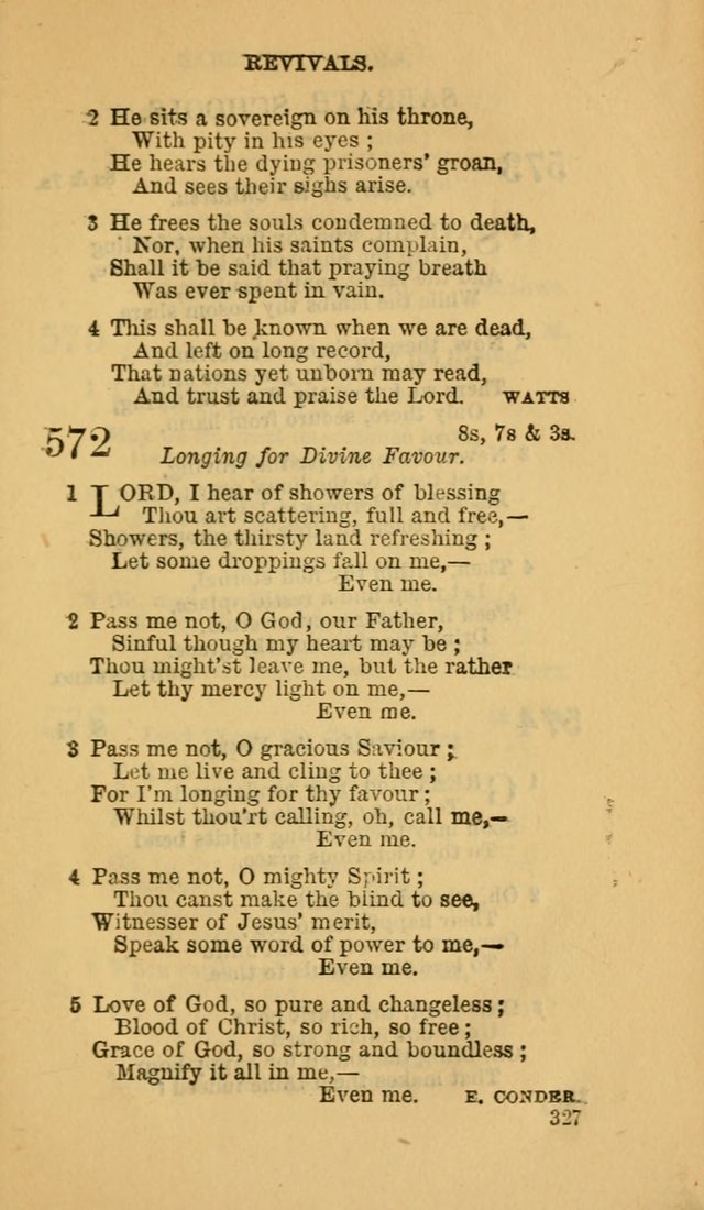 The Canadian Baptist Hymn Book page 327
