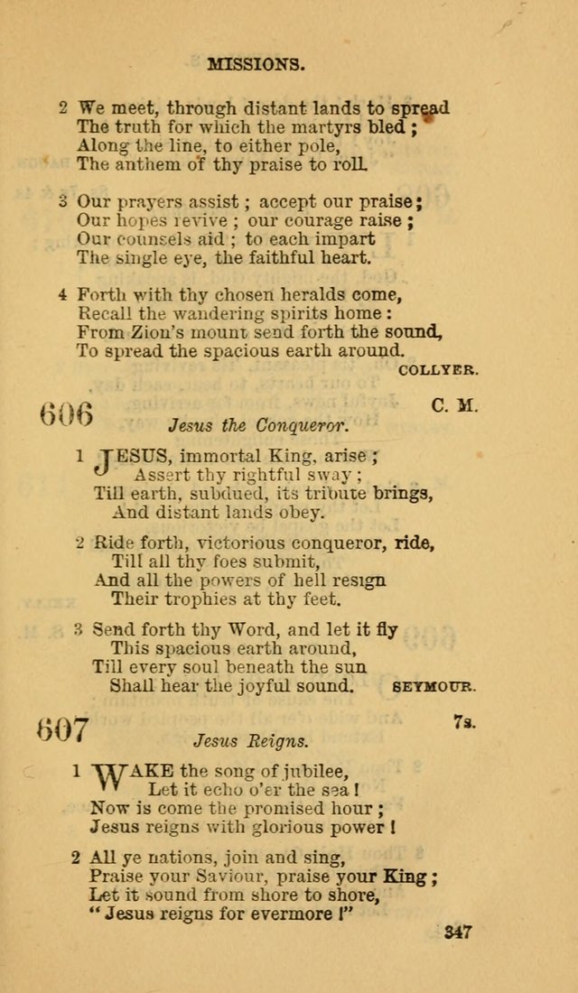The Canadian Baptist Hymn Book page 347