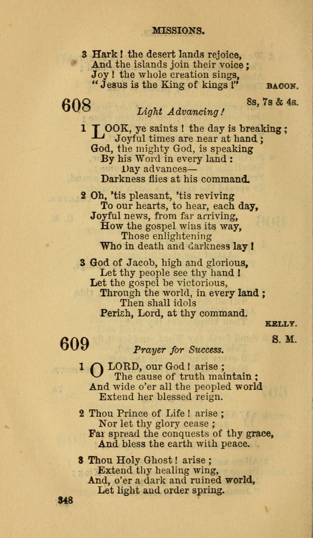 The Canadian Baptist Hymn Book page 348