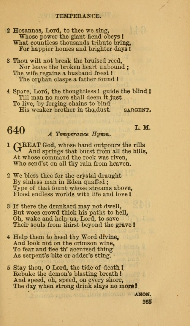 The Canadian Baptist Hymn Book page 365