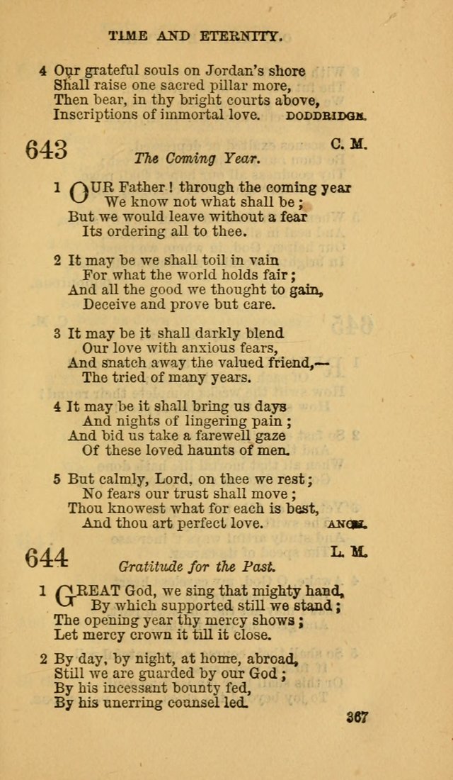 The Canadian Baptist Hymn Book page 367