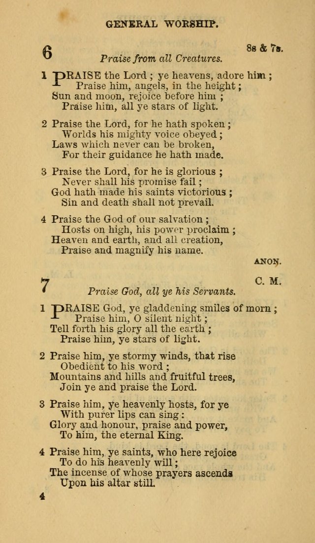The Canadian Baptist Hymn Book page 4